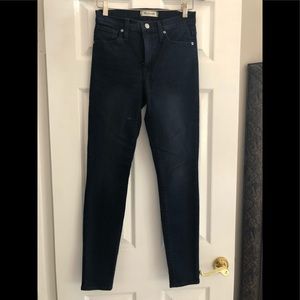 Madewell 9” High Rise Skinny Jeans